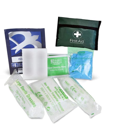 One Person First Aid Kit In PVC Pouch