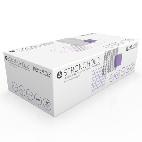 Unigloves PRO.TECT Stronghold Purple Gloves - Per case