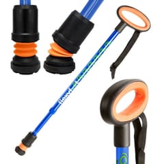 Flexyfoot Premium Oval Handle Walking Stick - Telescopic Stick - Walking Aid
