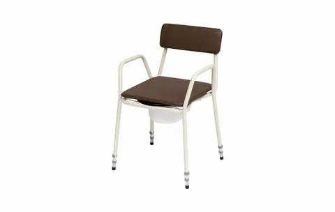 Alerta Stacking Commode, Adjustable Height