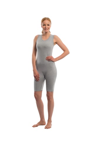 Suprima  Sleeveless Incontinence Bodysuit With Leg Zip 4698-013