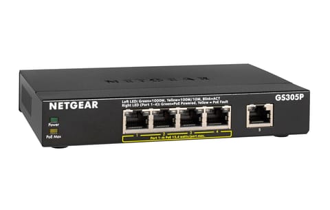 NETGEAR GS305P-5 Ports  Switch