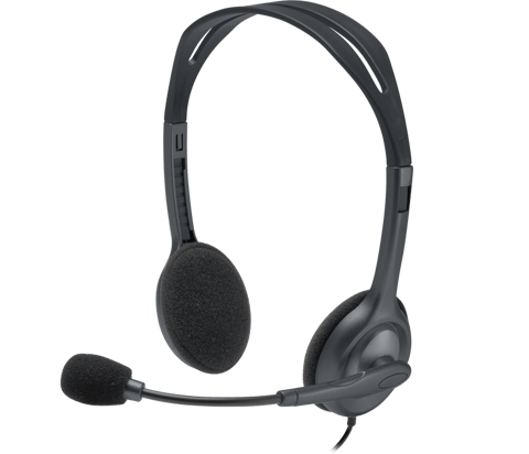 LOGITECH Stereo Headset H111 - Black - APAMR - singlepin