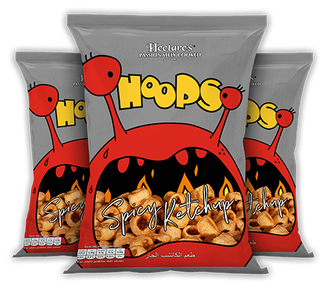 Hectares Snacks - Hoops - Spicy Ketchup - 30gX24