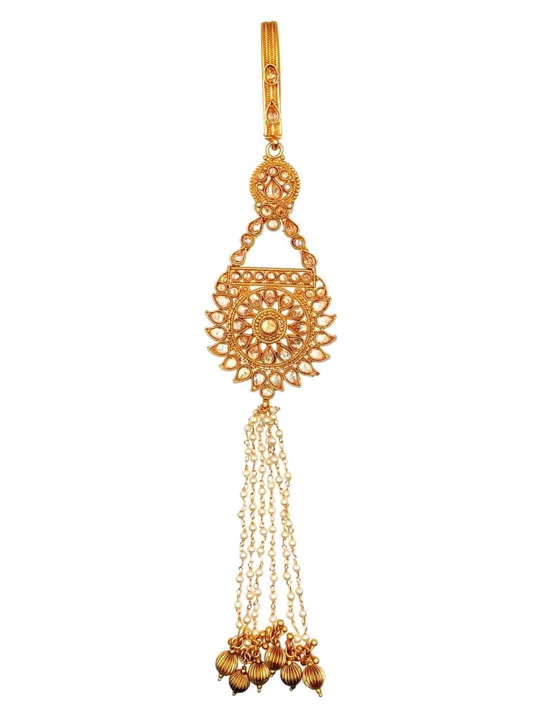 Traditional Designer Keychains in Gold Finish - CNB2283