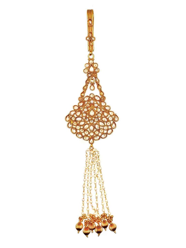 Traditional Designer Keychains in Gold Finish - CNB2285