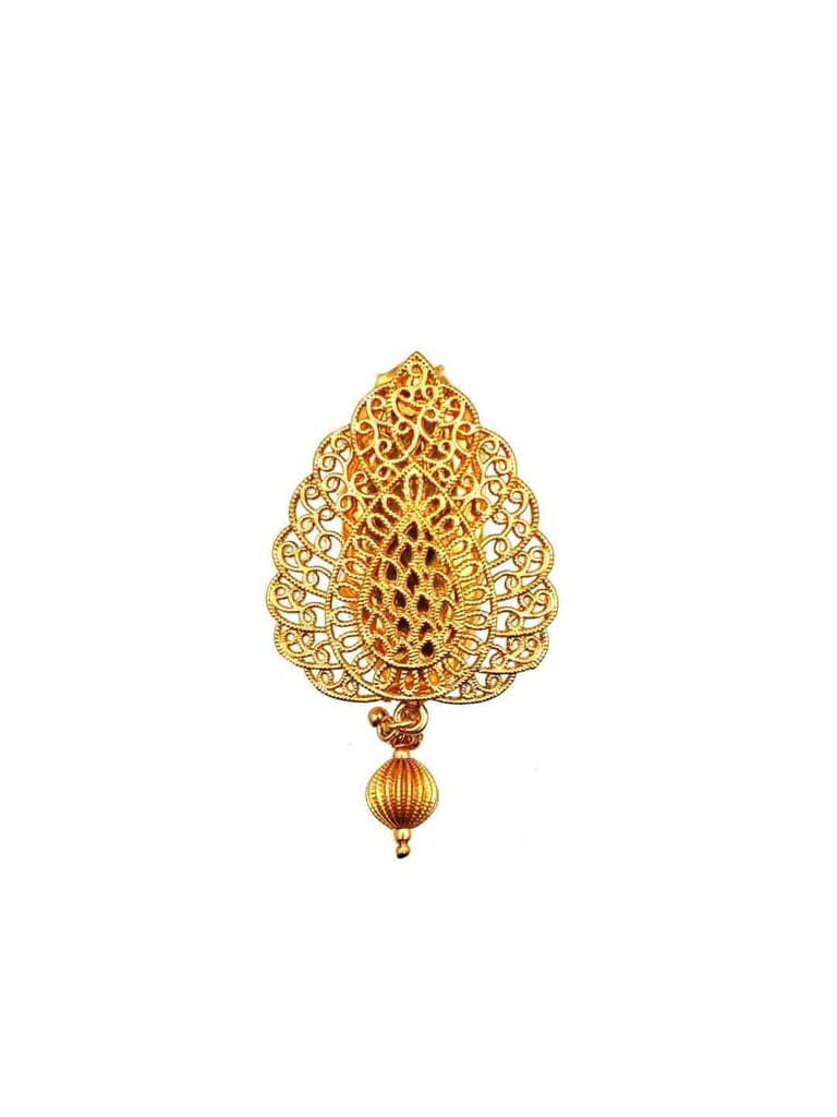 Antique Saree Pins in Gold Finish - CNB2293