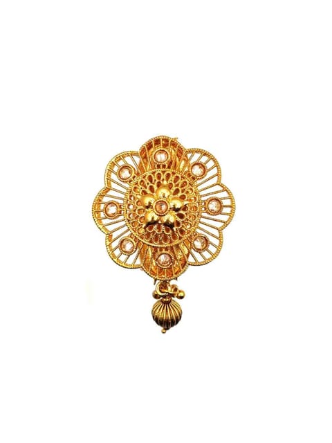 Antique Saree Pins in Gold Finish - CNB2294