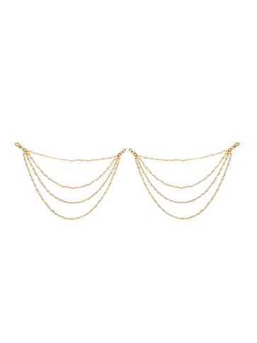 Traditional Ear Chain in Gold Finish - CNB2313