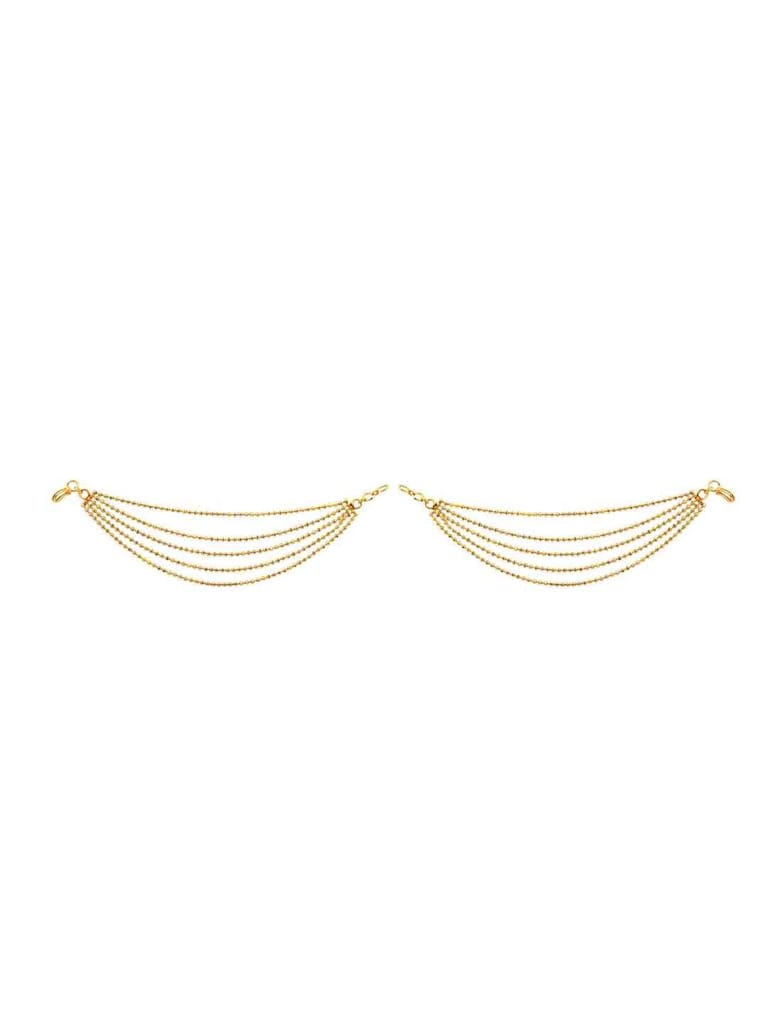 Traditional Ear Chain in Gold Finish - CNB2316
