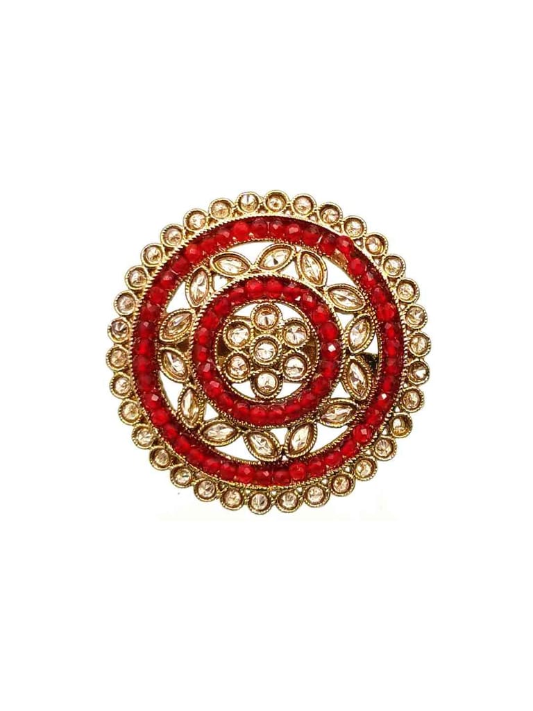 Traditional Floral Adjustable Ring - CNB1863