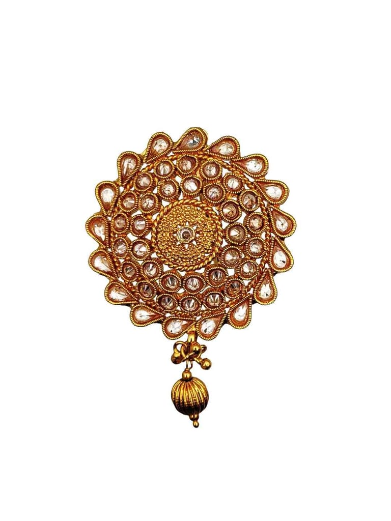 Traditional Hair Brooch with Hook Bridal Jewellery - CNB1546