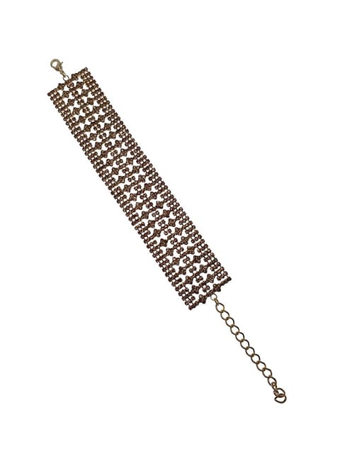 Western Loose / Link Bracelet in Gold finish - CNB4982