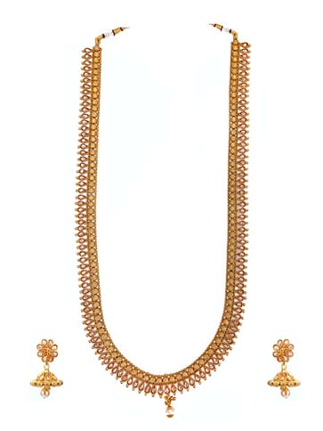 Reverse AD Necklace Set in Gold finish - CNB5