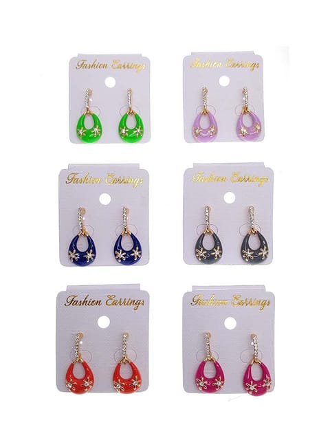 Western Earrings in Assorted color - CNB4874