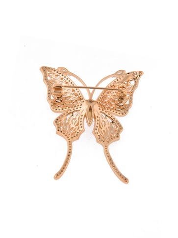 AD / CZ Brooch in Rose Gold finish - CNB4596