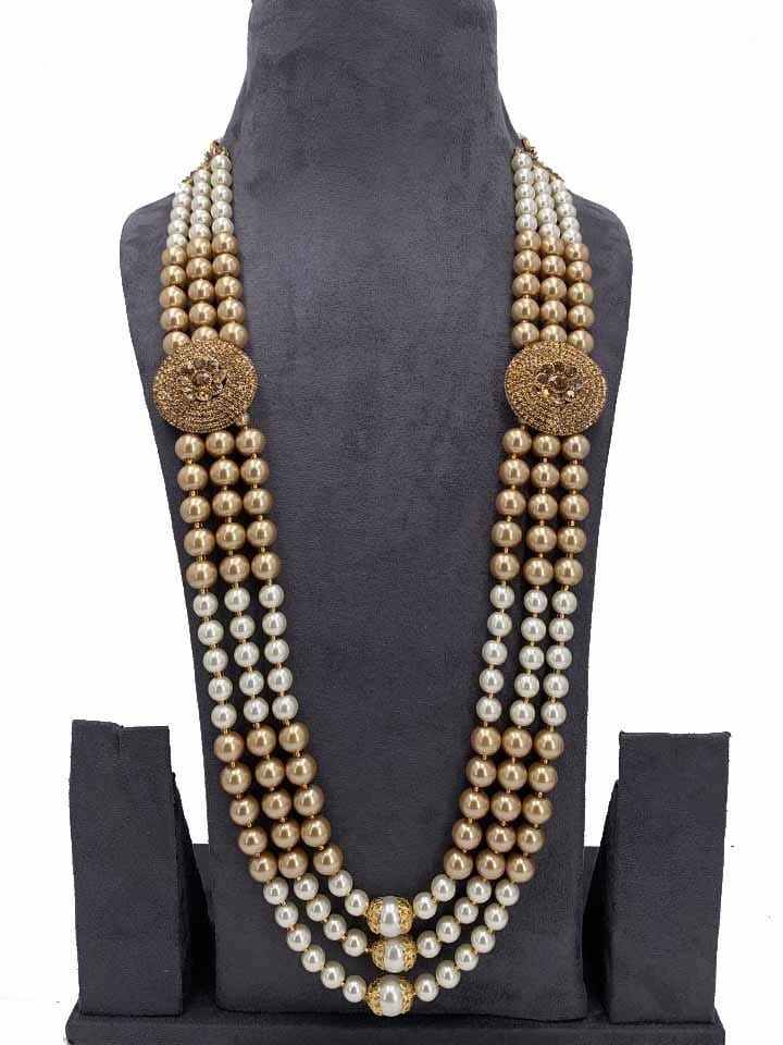 Antique Mala Set in LCT/Champagne, Antique color - CNB5626