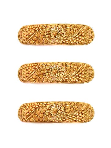 Antique Hair Clip in Gold finish - CNB5920