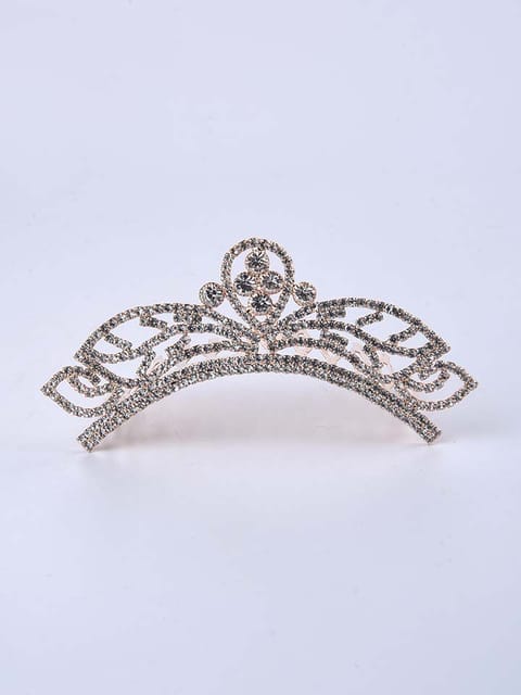 Setting Stone Crown / Tiaras in White color - CNB7163