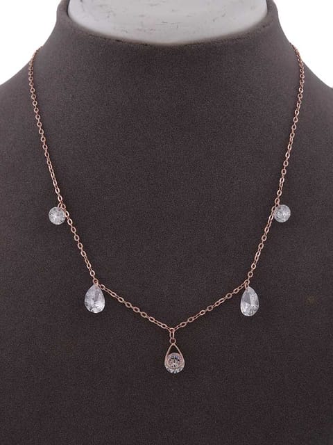 Western Necklace in Rose Gold finish - CNB15243