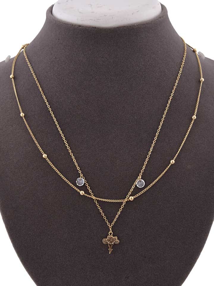 Western Necklace in Gold finish - CNB15244