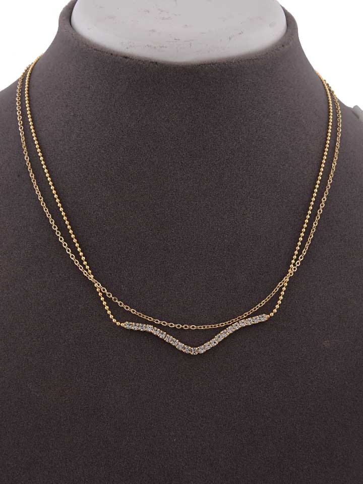 Western Necklace in Gold finish - CNB15247