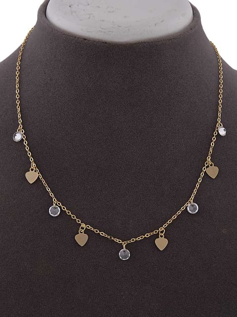 Western Necklace in Gold finish - CNB15249