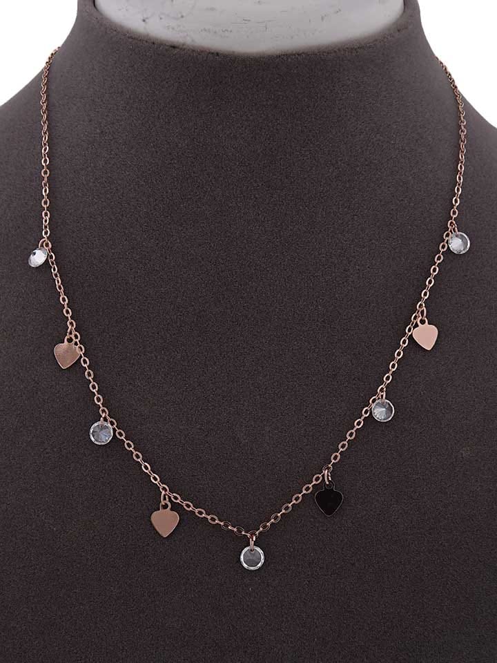 Western Necklace in Rose Gold finish - CNB15251