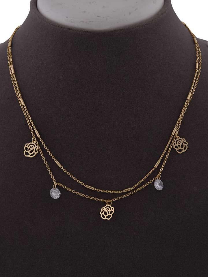Western Necklace in Gold finish - CNB15259