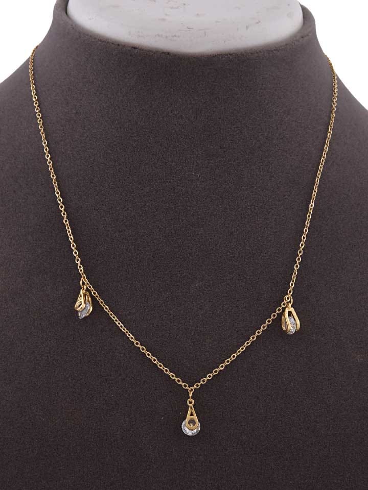 Western Necklace in Gold finish - CNB15262