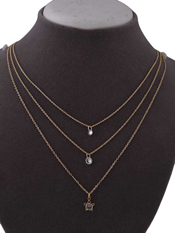 Western Necklace in Gold finish - CNB15384