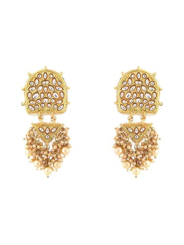 Kundan Earrings in Gold finish - CNB16058