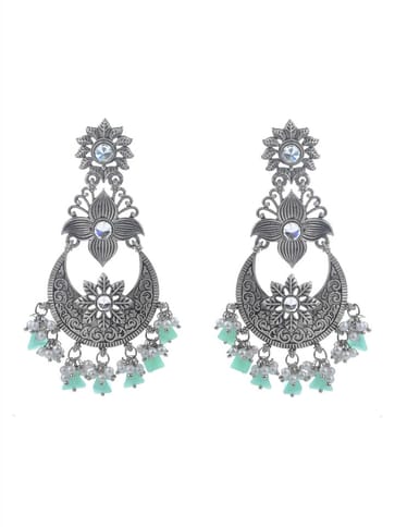 Antique Earrings in Oxidised Silver finish - CNB9610