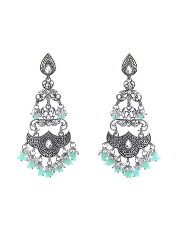 Antique Earrings in Oxidised Silver finish - CNB9645