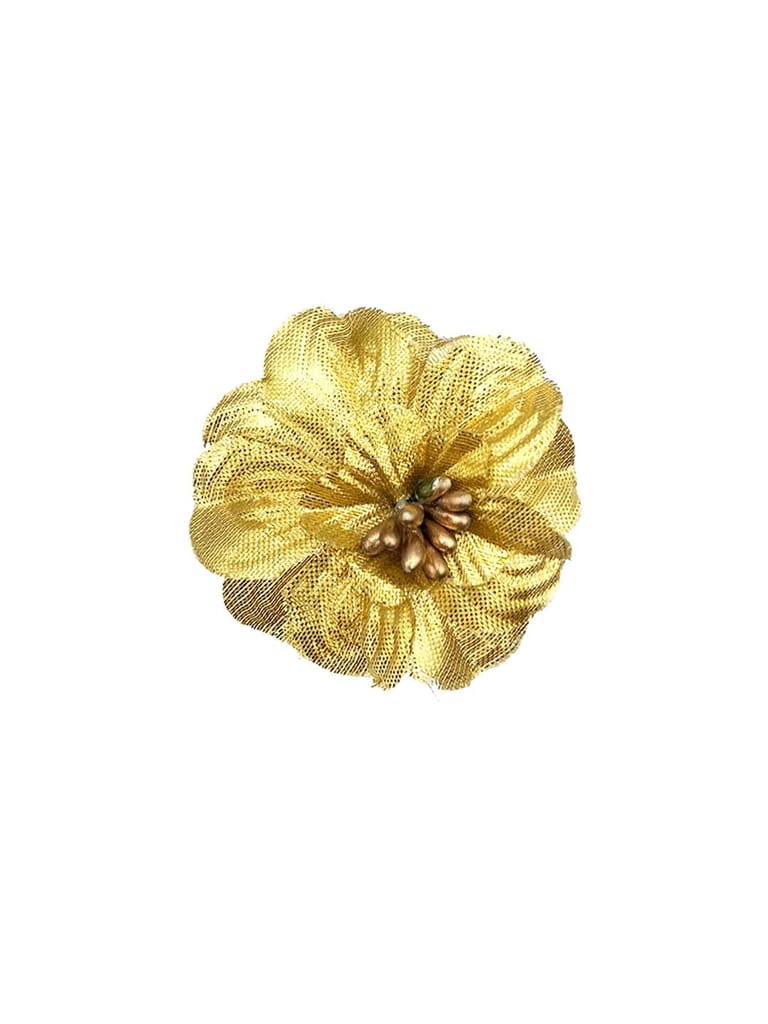 Floral / Flower U Pin in Gold finish - CNB10127