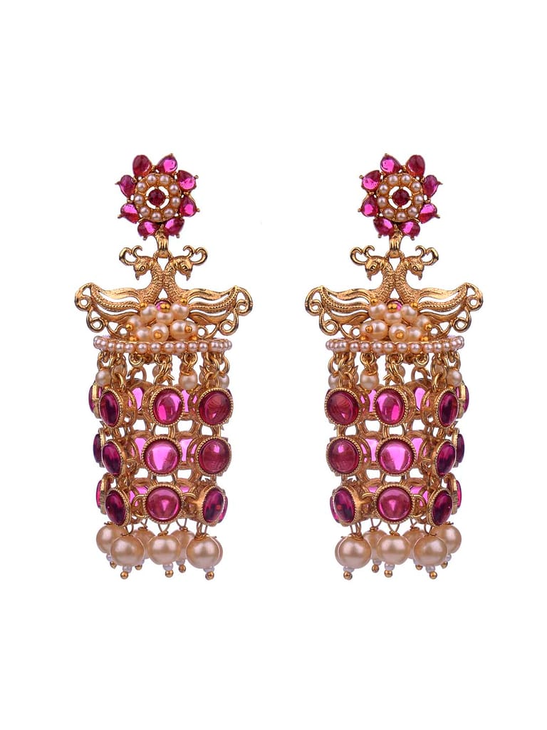 Antique Earrings in Gold finish - CNB16221