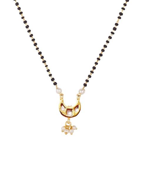 Traditional Single Line Mangalsutra in Gold finish - S24600