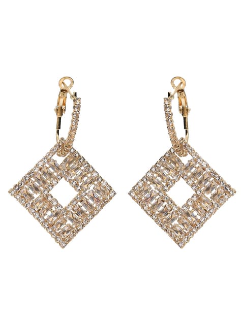 AD / CZ Earrings in Gold finish - CNB6140
