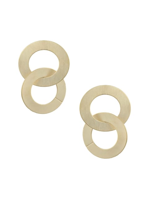 Western Earrings in Gold finish - S19798