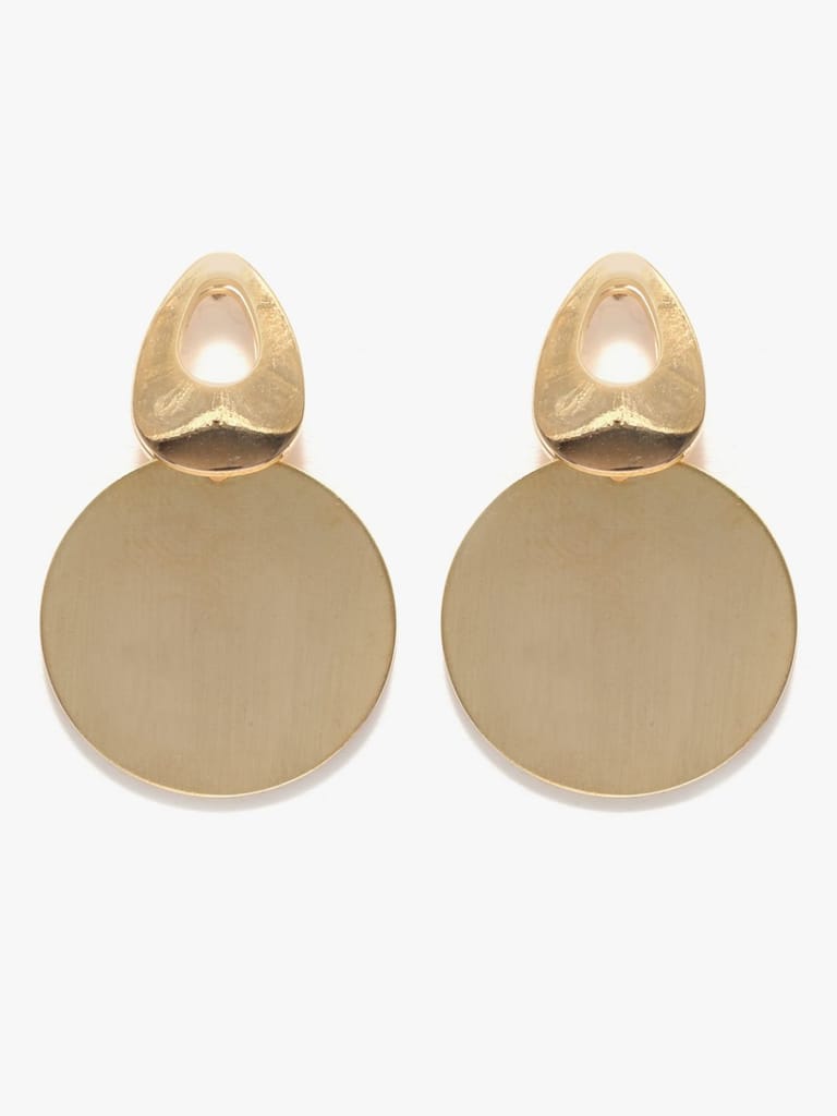 Western Earrings in Gold finish - S29351