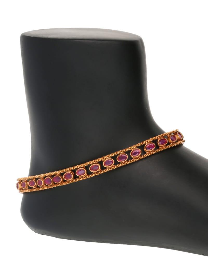 Traditional Payal With Cz Stone - CNB1329