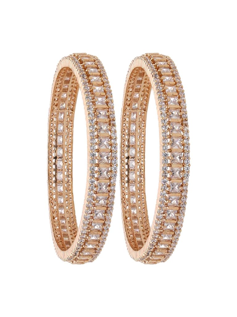 AD Bangles in Rose Gold Finish - CNB2500