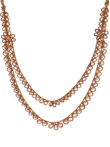 Antique Gold Necklace Set - CNB887