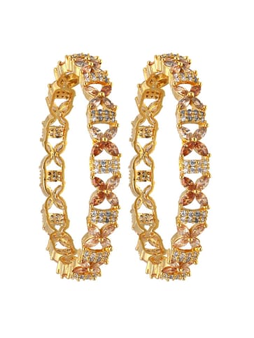 AD Bangles in Gold Finish - CNB2568