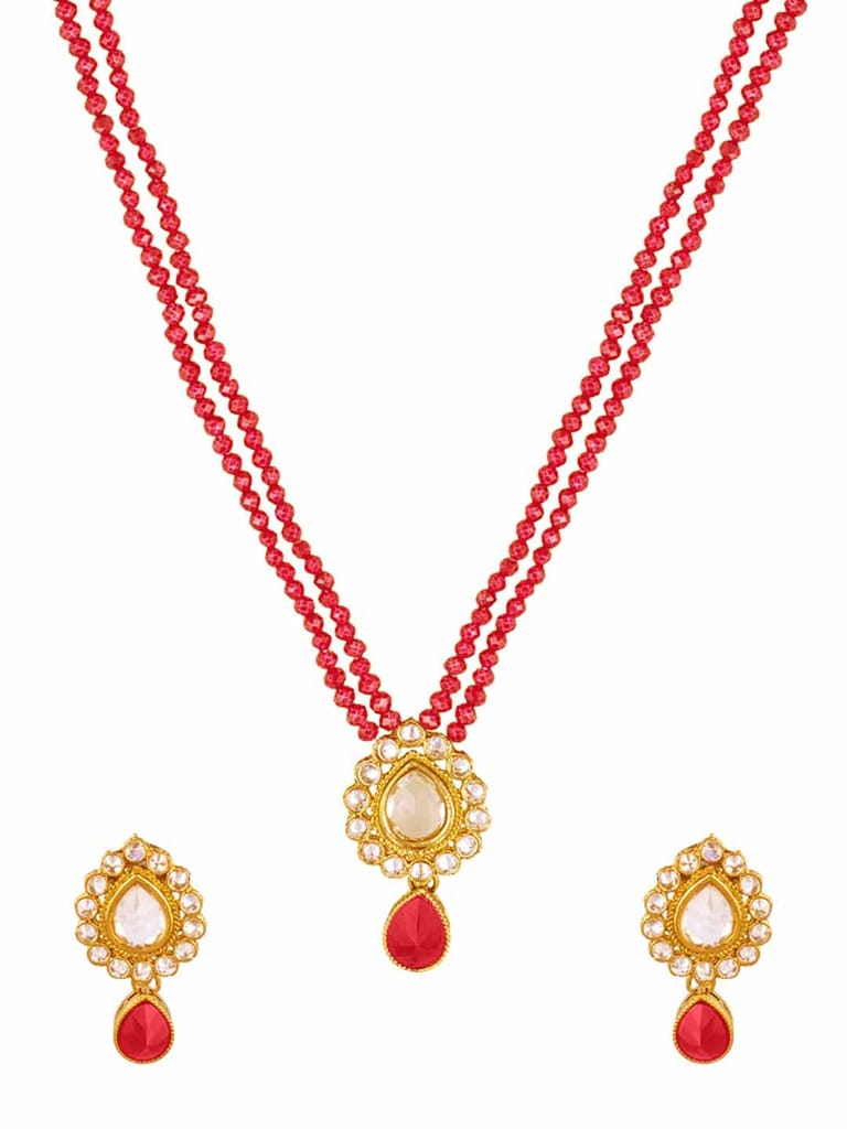 Traditional Mala Set in Gold finish - MT305