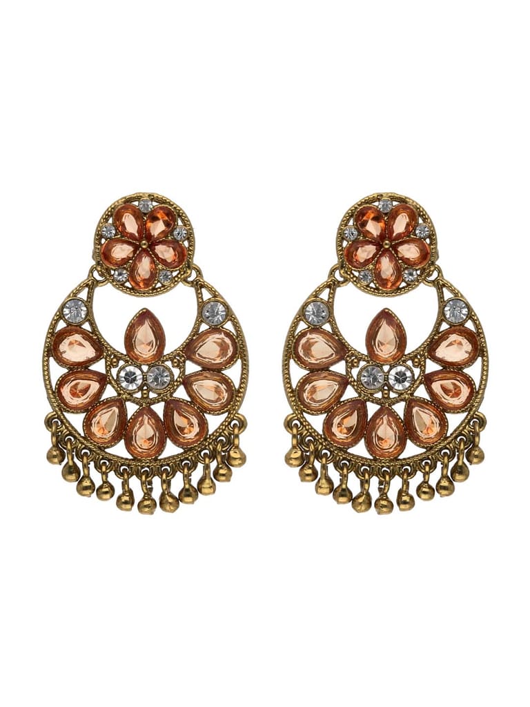 Traditional Earrings in Gold finish - S30205