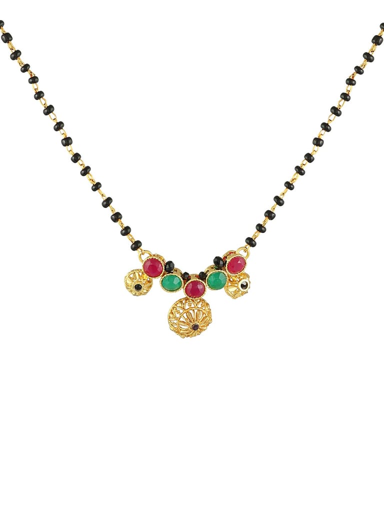 Single Line Mangalsutra in Gold finish - S20313