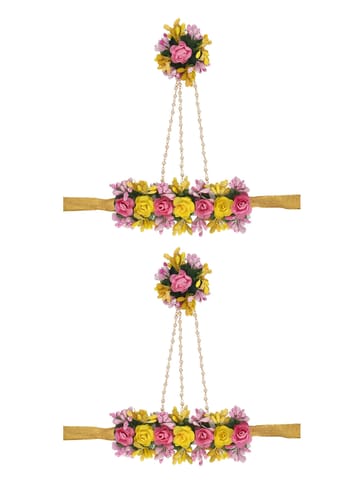 Floral Bridal Set in Gold finish - KYR24