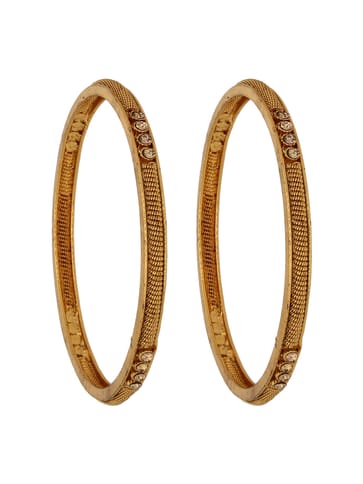 Traditional Bangles in Gold finish - S30993