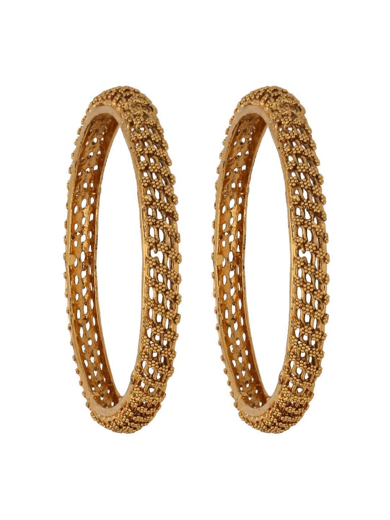 Traditional Bangles in Gold finish - S31033